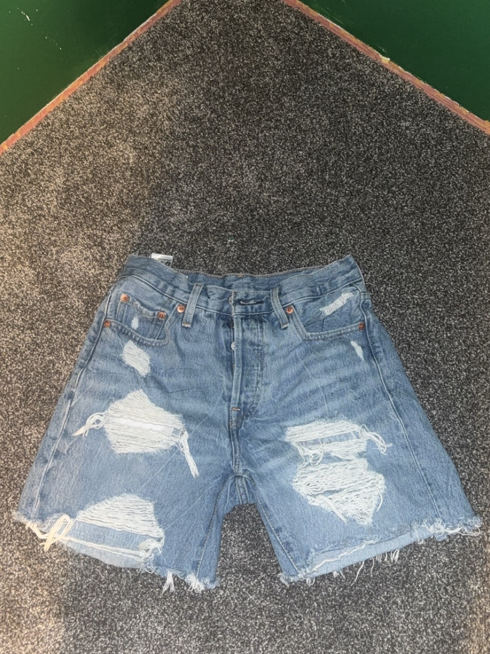 Levi’s Distressed Denim Shorts